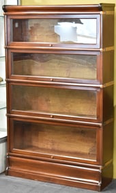 EARLY 20TH C. GLOBE-WERNICKE BOOK CASE IN MAHOGANY