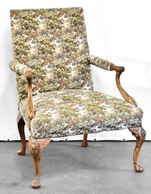 VINTAGE GEORGIAN STYLE ARM CHAIR