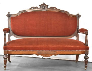 LATE 19TH C. RENAISSANCE REVIVAL SETTEE