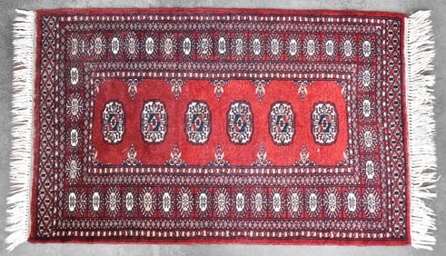 VINTAGE PAKISTANI BOKHARA RUG