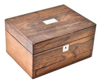 19TH C. RICHARD WATHEW LADIES' NECESSAIRE BOX