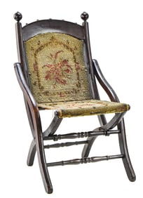 VICTORIAN FOLDING CHILD'S CHAIR