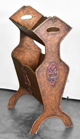 VICTORIAN-STYLE TWO-TIER BOOK STAND