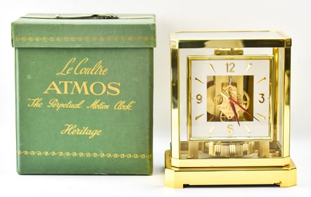 SWISS ATMOS PERPETUAL MOTION CLOCK IN ORIGINAL BOX