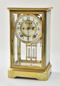JENNINGS BROTHERS CRYSTAL REGULATOR CLOCK