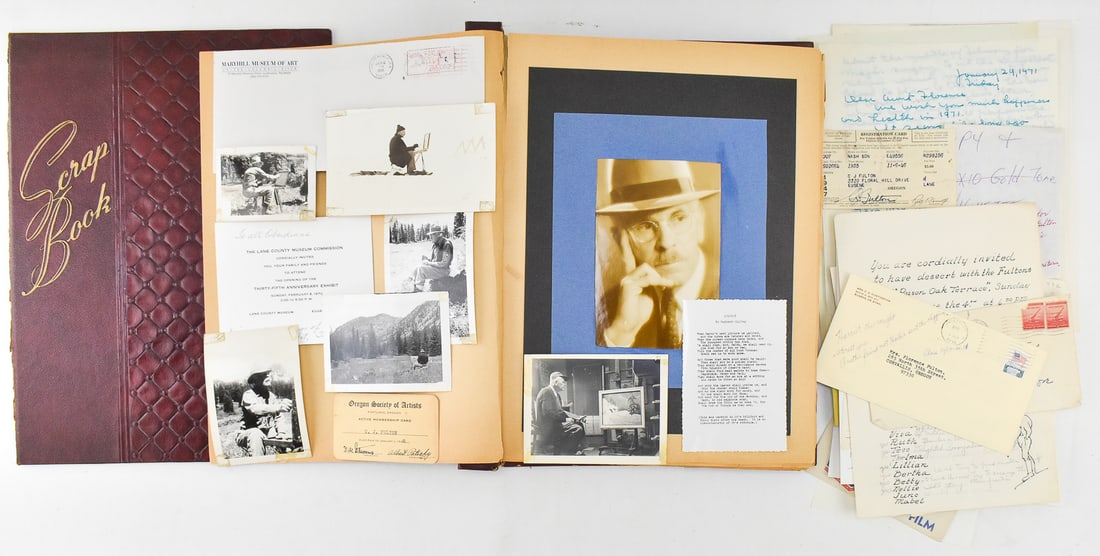 CYRUS JAMES FULTON SCRAP BOOK (1 of 9)