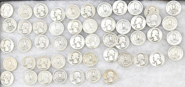 1940s U.S. WASHINGTON QUARTERS