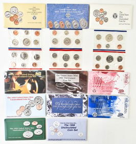 COLLECTION OF 1990s PROOF SETS
