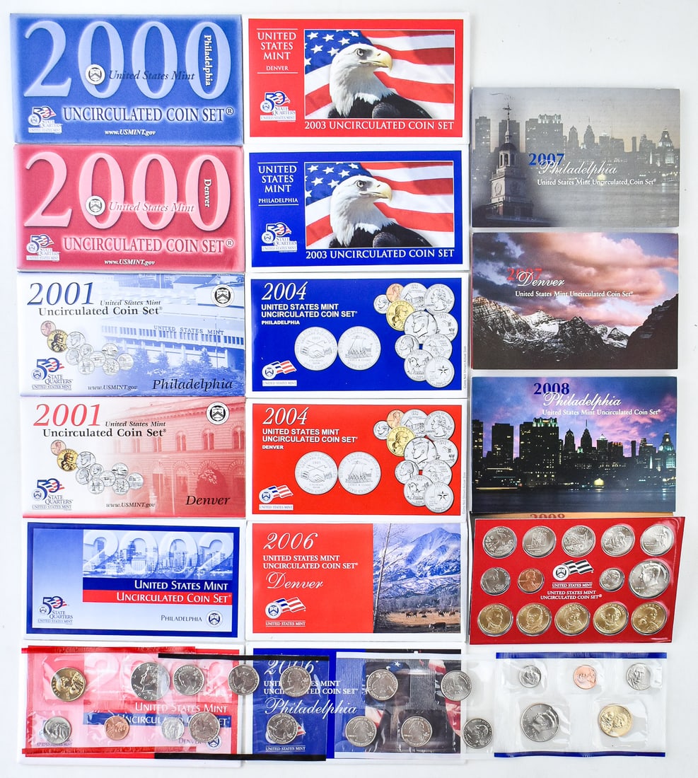 2000s UNCIRCULATED UNITED STATES MINT SETS (1 of 7)