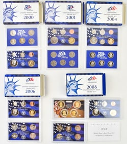 2000s UNITED STATES MINT PROOF SETS