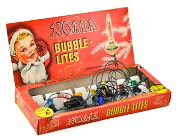 SANTA & YULE GLO BUBBLE LITES IN ORIGINAL BOXES