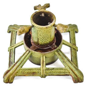 D.R.G.M. GERMAN CAST IRON ART DECO CHRISTMAS TREE STAND
