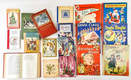 ANTIQUE & VINTAGE CHRISTMAS BOOKS: 'HOLLY BERRIES', 'STORIES FOR ALL SEASONS', 1916 WASHINGTON