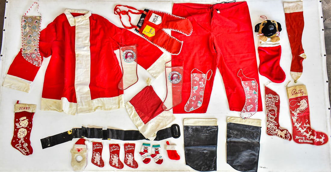 CHRISTMAS STOCKINGS & SANTA COSTUME (1 of 5)