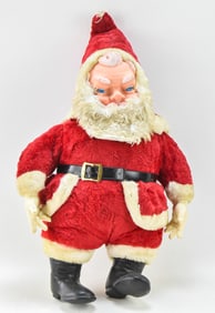 RUSHTON STYLE PLUSH RUBBER FACE SANTA CLAUS