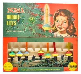 VINTAGE NOMA CHRISTMAS BUBBLE LITE LIGHTING OUTFIT