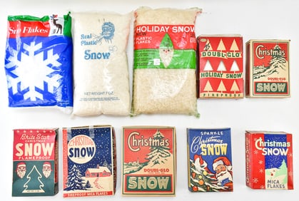 VINTAGE CHRISTMAS SNOW: BRITE STAR, DOUBLE GLO, & MORE