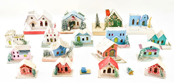VINTAGE CHRISTMAS PUTZ HOUSES: JAPAN & TAIWAN
