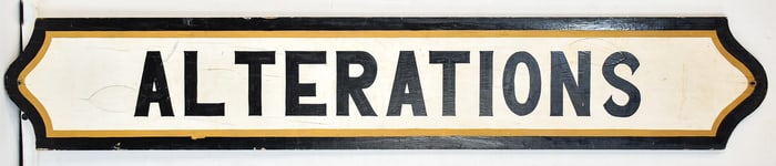ANTIQUE ALTERATIONS SIGN