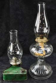 WHITE FLAME LIGHT CO. CHICKEN COOP LANTERN HEATER, CLEAR GLASS HURRICANE OIL LAMP, & MORE