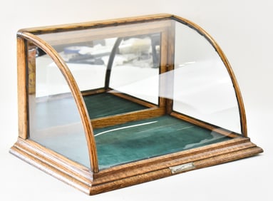 FAIRBANKS & CO. CURVED FRONT STORE COUNTER DISPLAY CASE