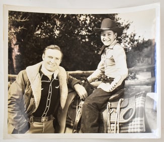GENE AUTRY & BOBBY CLACK MOVIE PRESS PHOTO