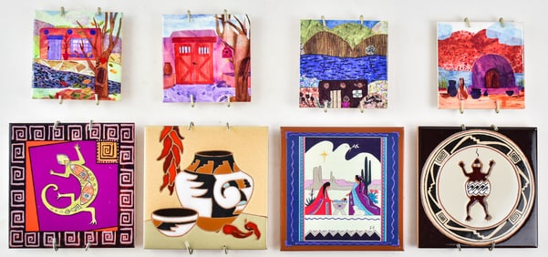 COLLECTION OF SOUTHWESTERN CERAMIC ART TILES