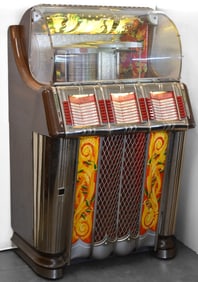 THE RUDOLPH WURLITZER COMPANY MULTI-SELECTOR PHONOGRAPH JUKEBOX MODEL 1250