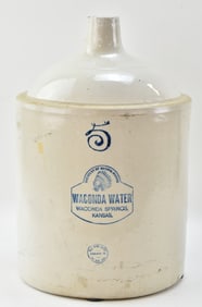 RED WING UNION WACONDA WATER 5 GALLON STONEWARE JUG