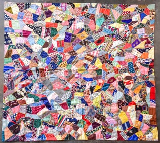 VINTAGE CRAZY QUILT