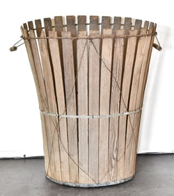 ANTIQUE SALEM, OREGON HOP BASKET