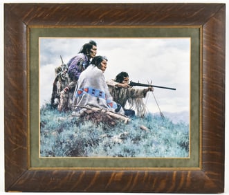 HOWARD TERPNING 'THE LONG SHOT' LITHOGRAPH