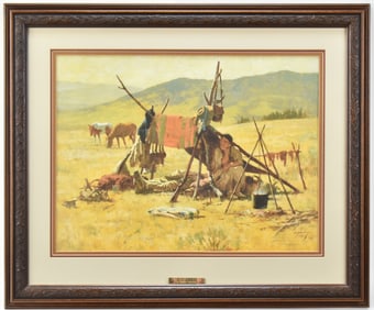 HOWARD TERPENING 'ONE MAN'S CASTLE' SIGNED LIMITED EDITION LITHOGRAPH