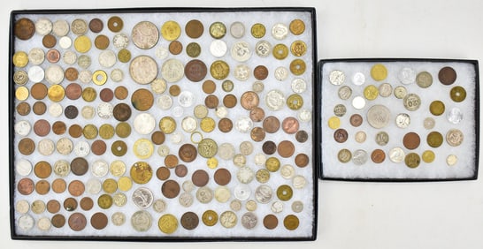 COLLECTION OF FOREIGN COINS