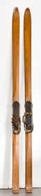 VINTAGE GERBER (ATTR.) SEATTLE PAIR OF SKIS