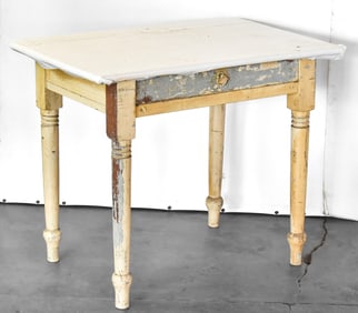 EARLY 20TH CENTURY SINGLE DRAWER WORK TABLE