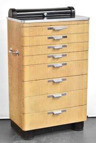 VINTAGE SHELLEY MANUFACTURING COMPANY DENTAL CABINET