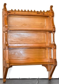 EARLY 20TH CENTURY MONUMENTAL WALL SHELF