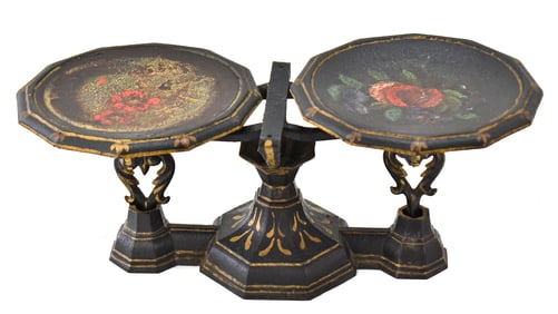 19TH C. CAST IRON BALANCE SCALE