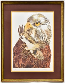 'AMERICAN EAGLE' LIMITED EDITION LITHOGRAPH BY JANUSZ