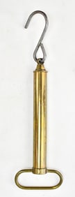 VINTAGE CHANTILLON 'INST-T' BRASS HANGING SCALE
