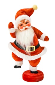 VINTAGE CHRISTMAS WAVING SANTA CLAUS TABLE TOP FIGURE