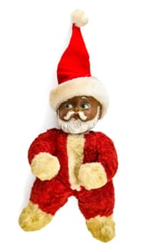 VINTAGE CHRISTMAS AFRICAN AMERICAN KNICKERBOCKER TOY COMPANY PLUSH BABY