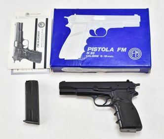 ARGENTINIAN FM M90 HI-POWER PISTOL