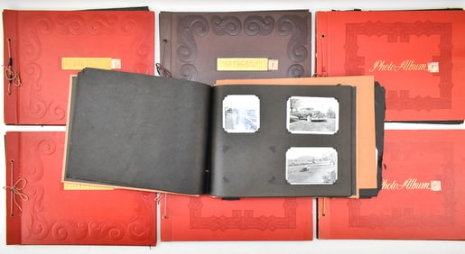EIGHT 1950s U.S.A.F. RELATED SNAPSHOTS & ALBUMS