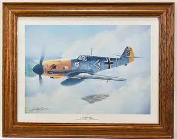 HARLEY COPIC 'LUFTWAFFE ACES, RICHTHOFEN' SIGNED LITHOGRAPH