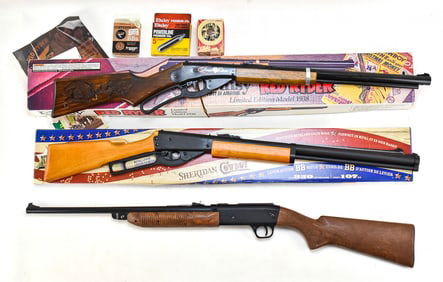 ASSORTED LEVER-ACTION BB GUNS & MORE