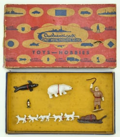 VINTAGE COMET AUTHENTICAST 'ARCTIC SLED SET' WITH BOX