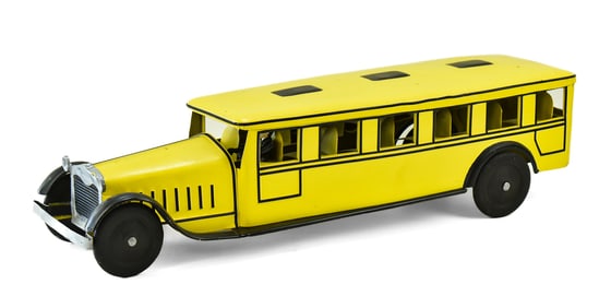 VINTAGE TIN LITHO TOY BUS