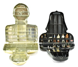 STAR WARS ORIGINAL TRILOGY 1977-1985 KENNER ACTION FIGURES WITH DARTH VADER & C-3PO COLLECTOR'S